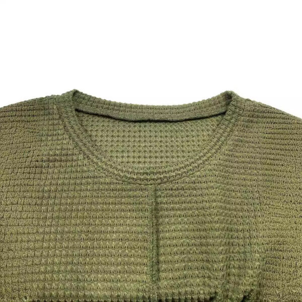 Lady Temperament Sleeveless Oversized Knit Vest - Image 5